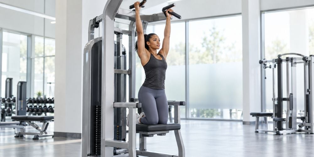 How To Use An Assisted Pull-Up And Dip Machine 4 How To Use An Assisted Pull-Up And Dip Machine 4