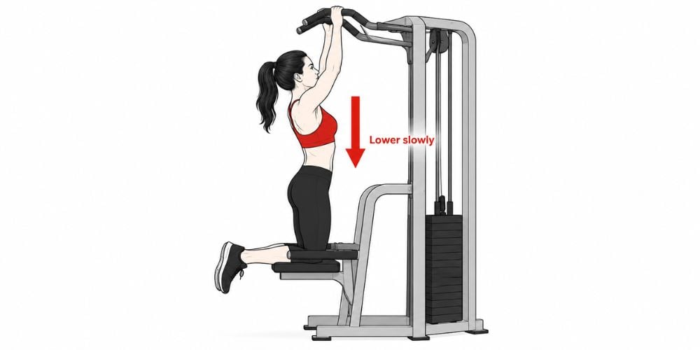 How To Use An Assisted Pull-Up And Dip Machine 6 How To Use An Assisted Pull-Up And Dip Machine 6