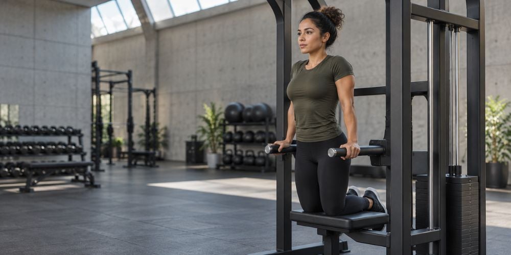 How To Use An Assisted Pull-Up And Dip Machine 8 How To Use An Assisted Pull-Up And Dip Machine 8