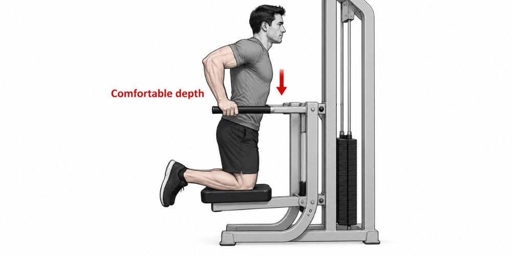 How To Use An Assisted Pull-Up And Dip Machine 9 How To Use An Assisted Pull-Up And Dip Machine 9