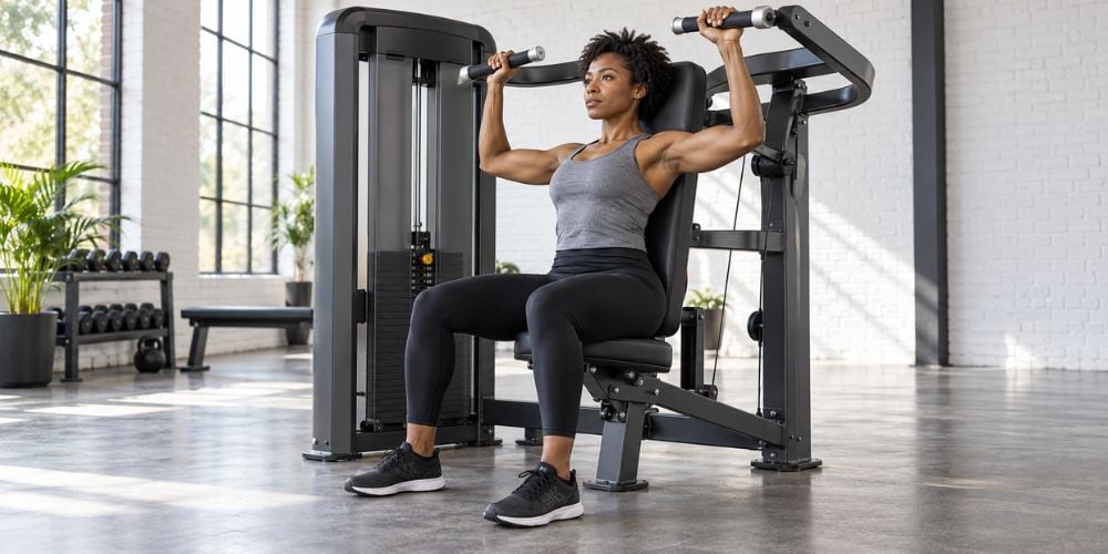 Shoulder And Arms Machine Workout 3