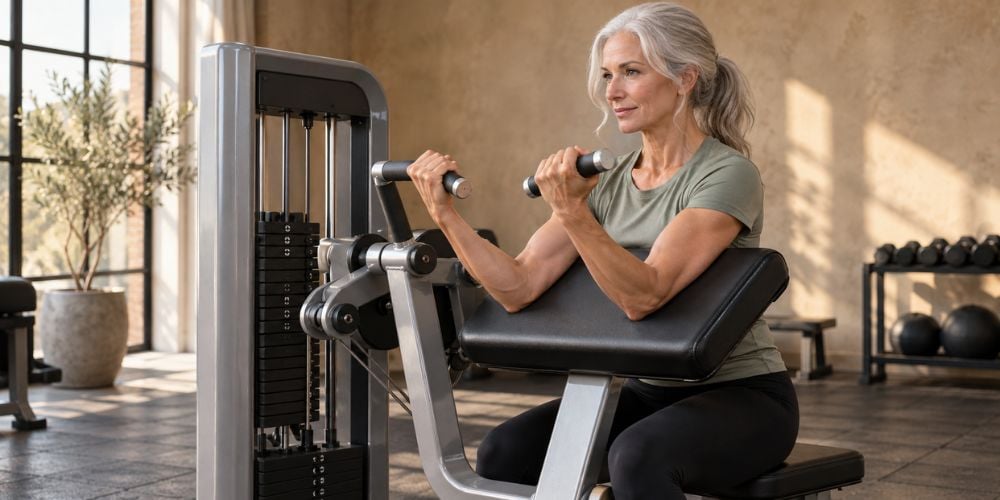 Shoulder And Arms Machine Workout 6
