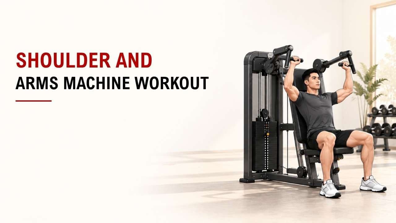 Shoulder And Arms Machine Workout 1