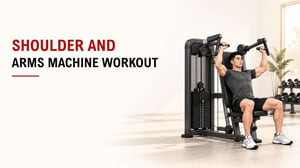 Shoulder And Arms Machine Workout 12